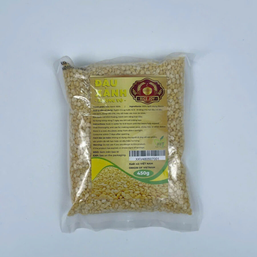 Rice Joy Đậu Xanh Cà Không Vỏ 450g x 40 gói