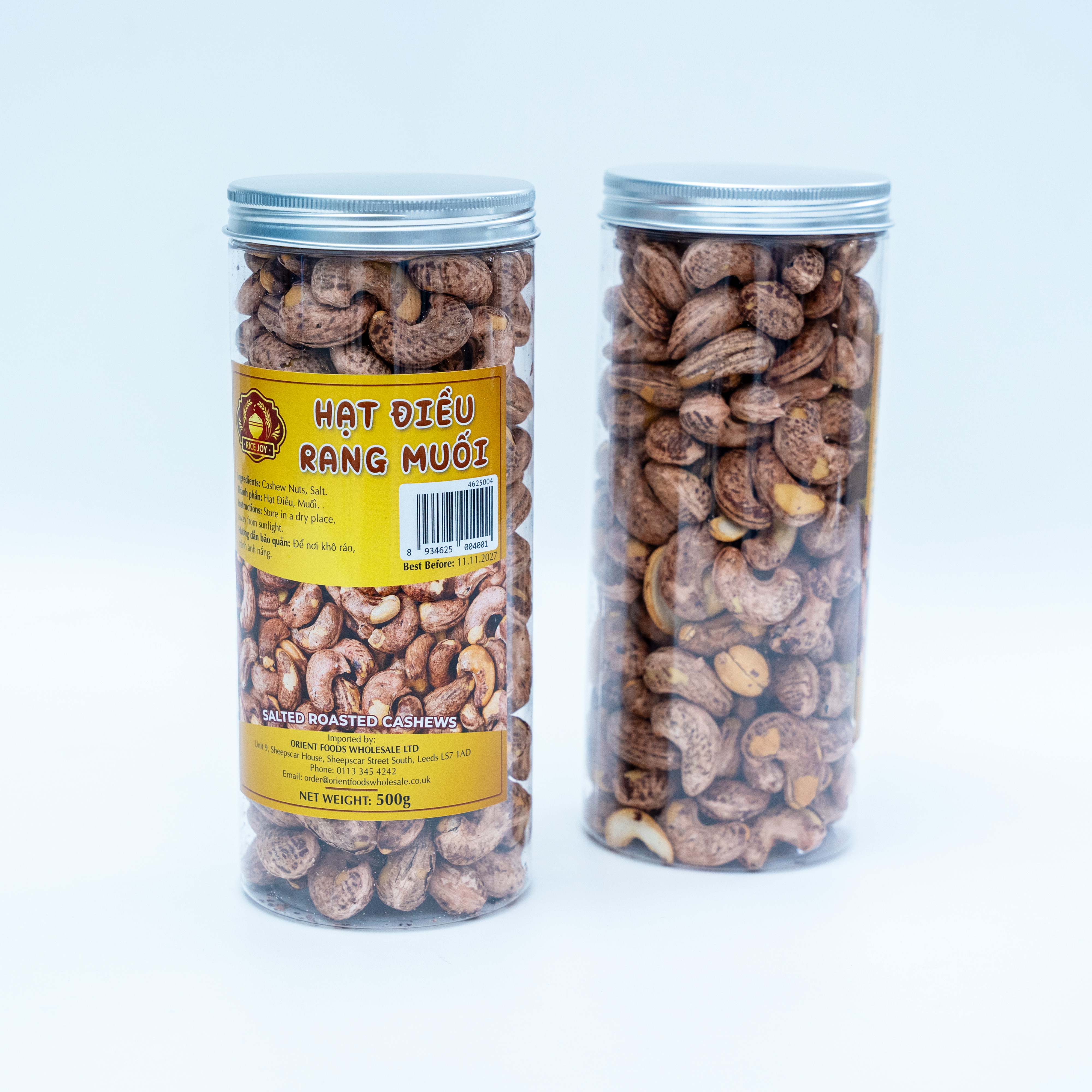 Rice Joy Hạt Điều Rang Muối 500g x 20 jars