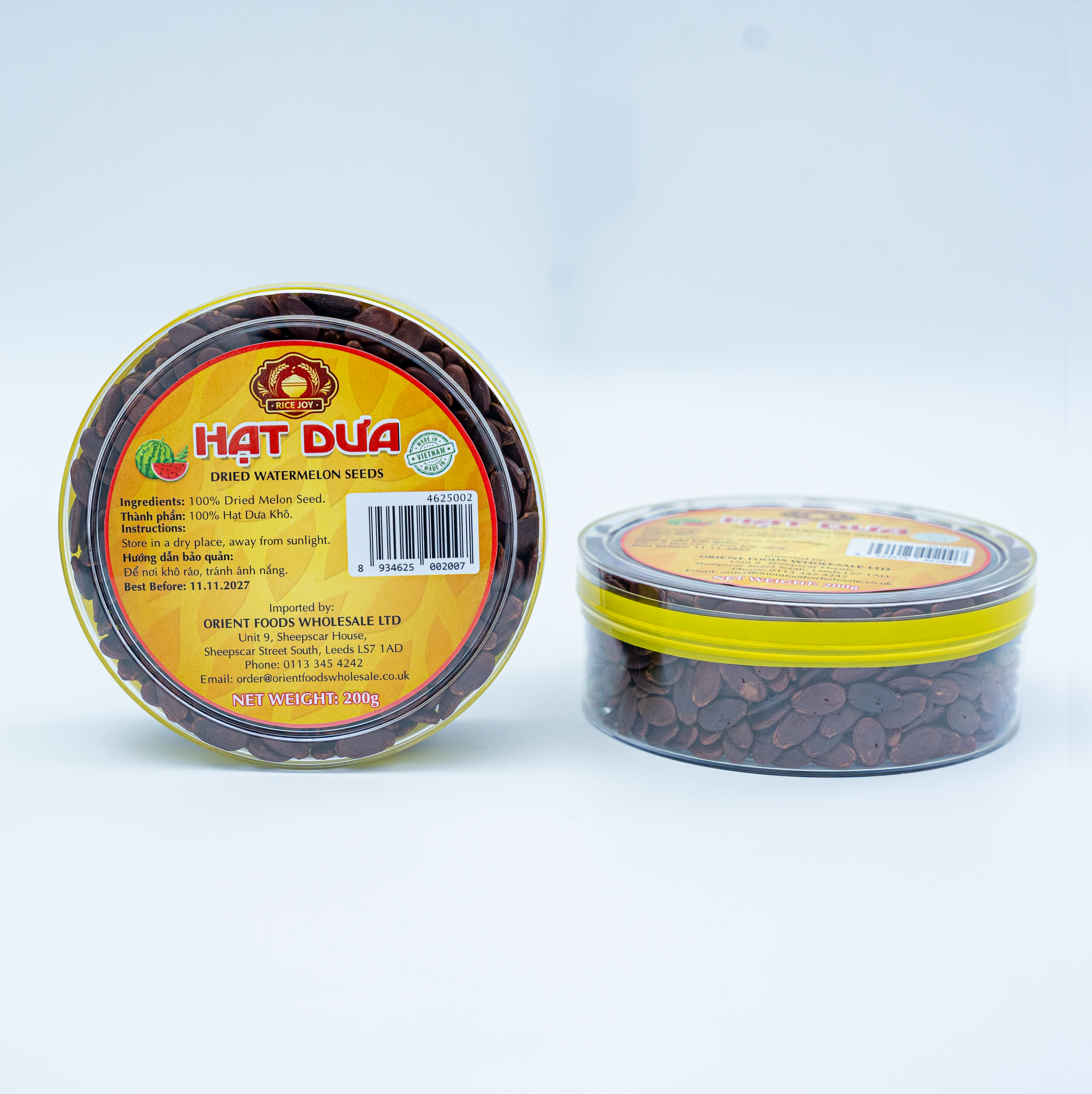 Rice Joy Hạt Dưa 200g x 20 boxes